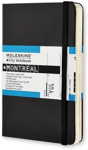 Een City Notebook MONTREAL ** zonder recht van retour ** koop je bij Moleskine.nl